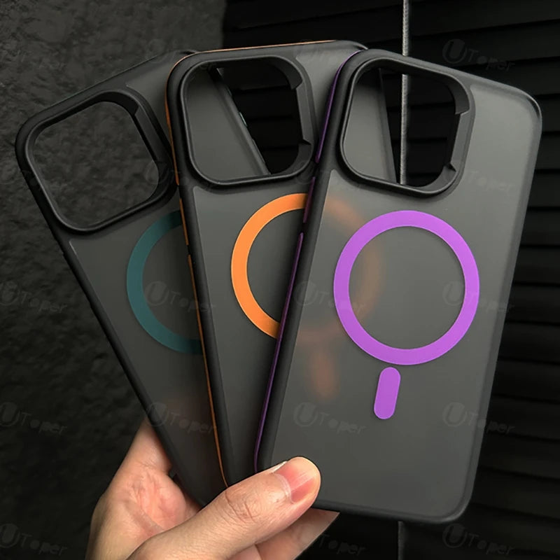 Frosted Magnetic iPhone Case