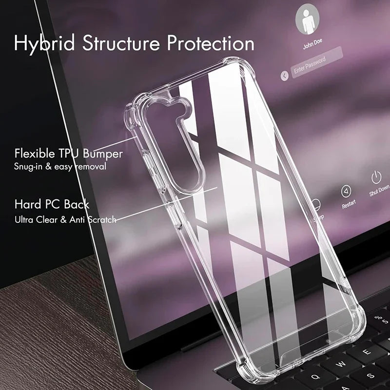 Hybrid Samsung (S21–S25, A-series) Case