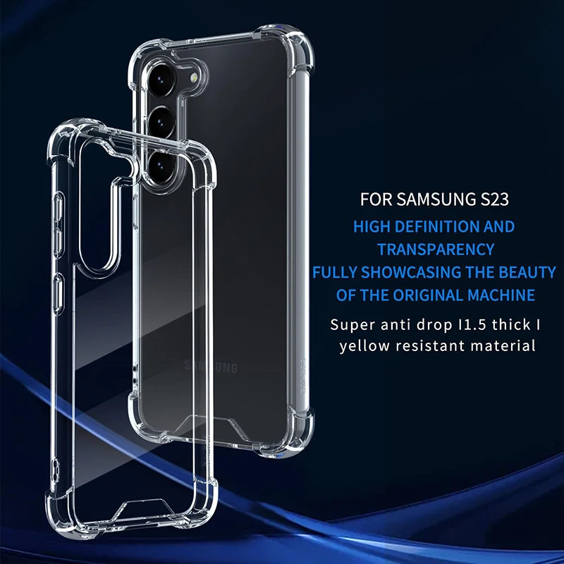 Hybrid Samsung (S21–S25, A-series) Case