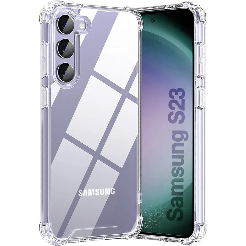 Hybrid Samsung (S21–S25, A-series) Case