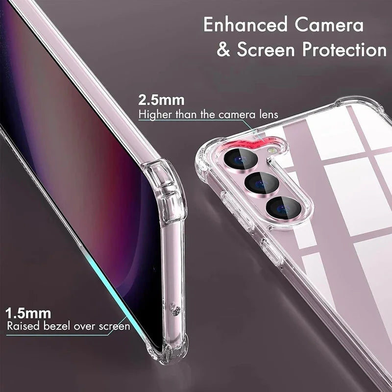 Hybrid Samsung (S21–S25, A-series) Case
