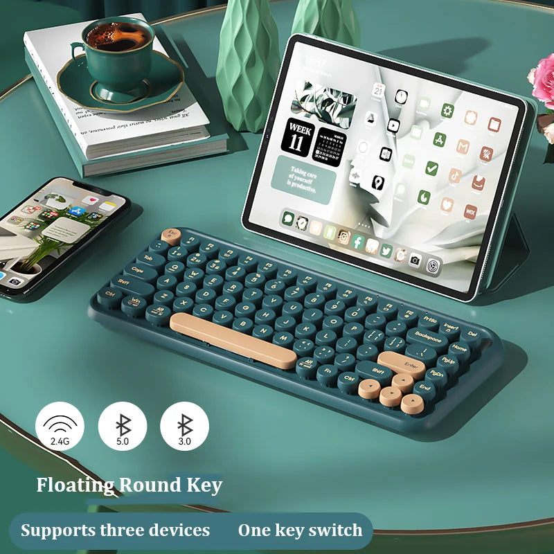 Retro Gaming Keyboard Combo