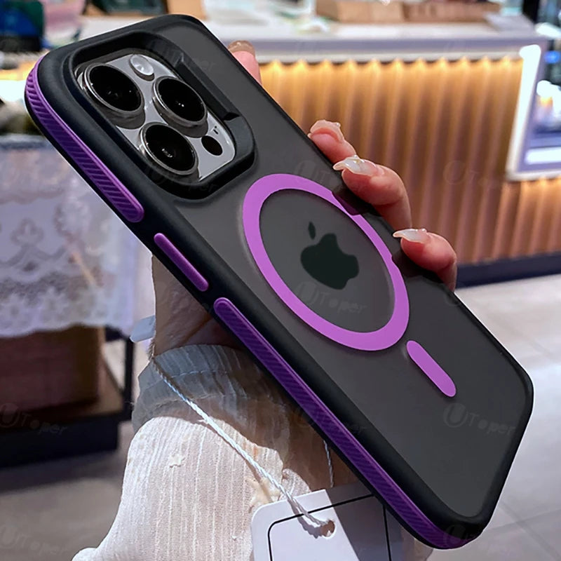 Frosted Magnetic iPhone Case