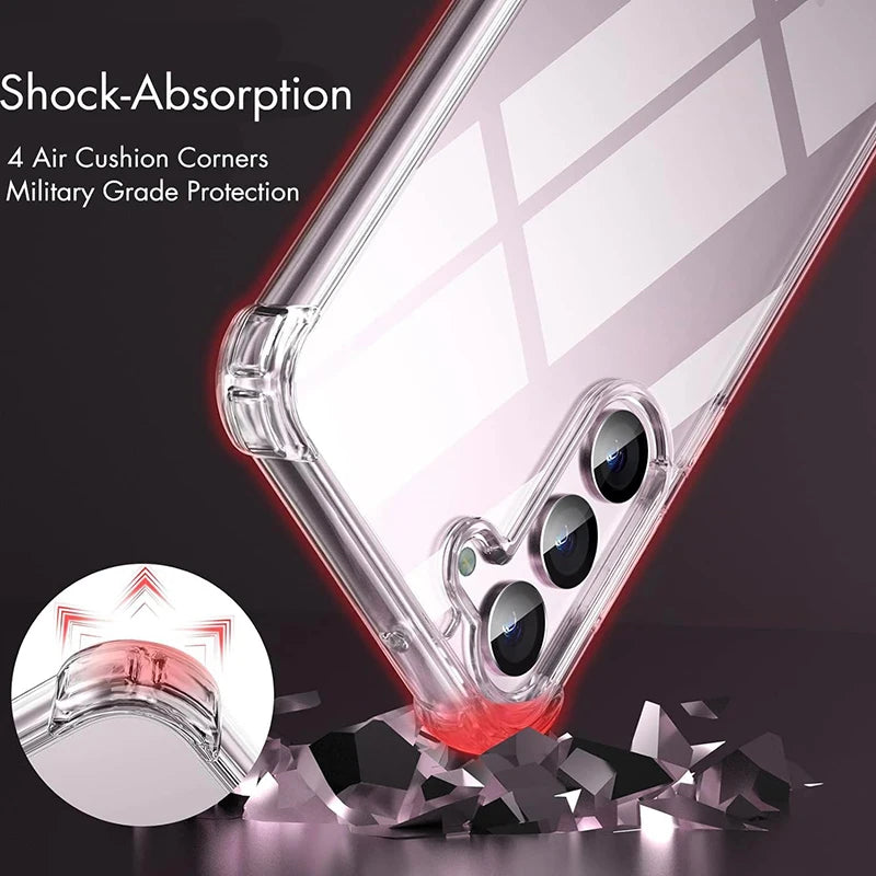 Hybrid Samsung (S21–S25, A-series) Case